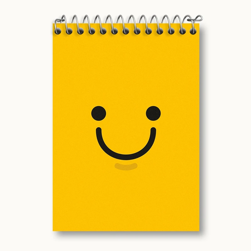 دفتر یادداشت 50 برگ خندالو مدل ایموجی کد N613