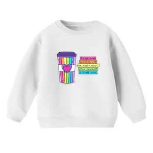 سویشرت بچگانه مدل نوشته رنگ سفید