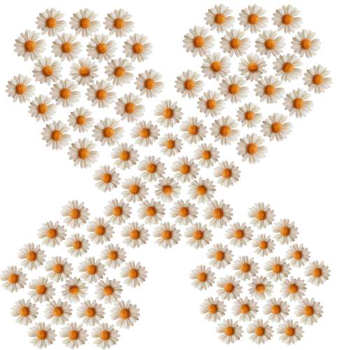 شمع شناور مدل بابونه مجموعه ۱۰۰ عددی