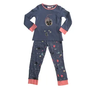 ست تی شرت و شلوار دخترانه الایو مدل گربه فضایی