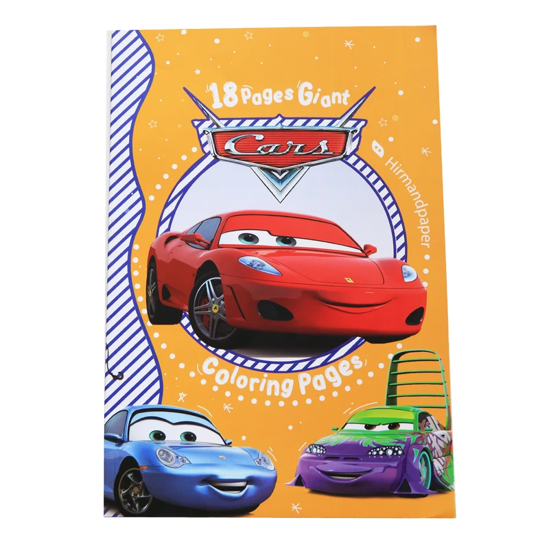 دفتر رنگ آمیزی طرح کودکان مدل cars