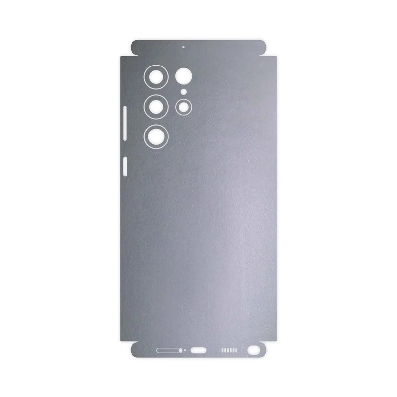 برچسب پوششی ماهوت مدل Matte-Silver-FullSkin مناسب برای گوشی موبایل سامسونگ Galaxy S22 Ultra 5G