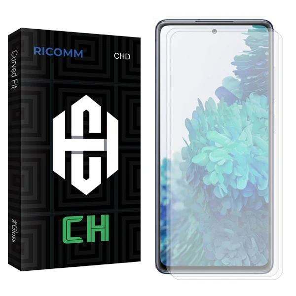 محافظ صفحه نمایش شیشه ای ریکام مدل CH Glass مناسب برای گوشی موبایل سامسونگ Galaxy S21 FE بسته دو عددی
