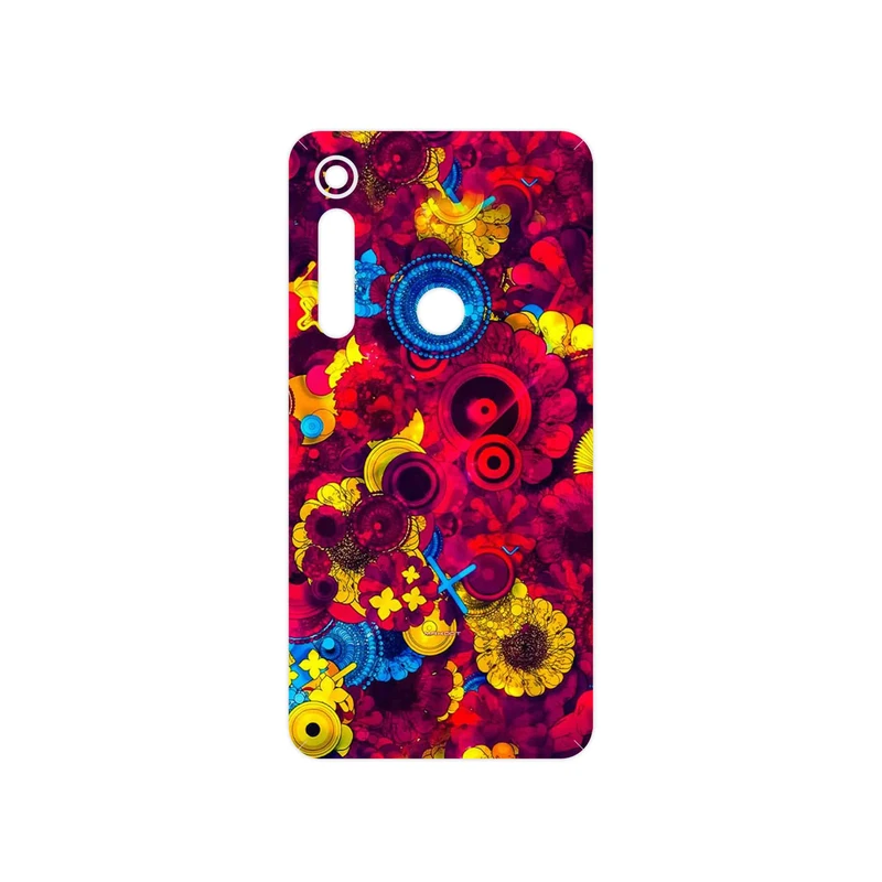 برچسب پوششی ماهوت مدل Vector Flower Garden Digital Art مناسب برای گوشی موبایل موتورولا One Macro