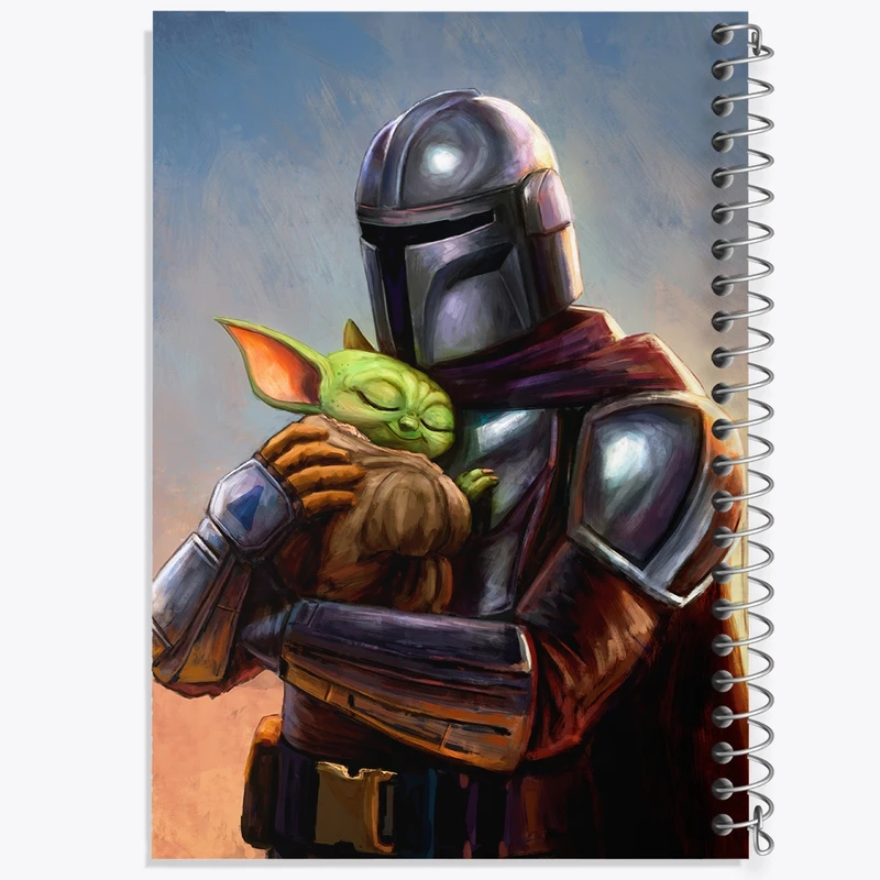 دفتر مشق 100 برگ خندالو طرح جنگ ستارگان (Star Wars) کد F376