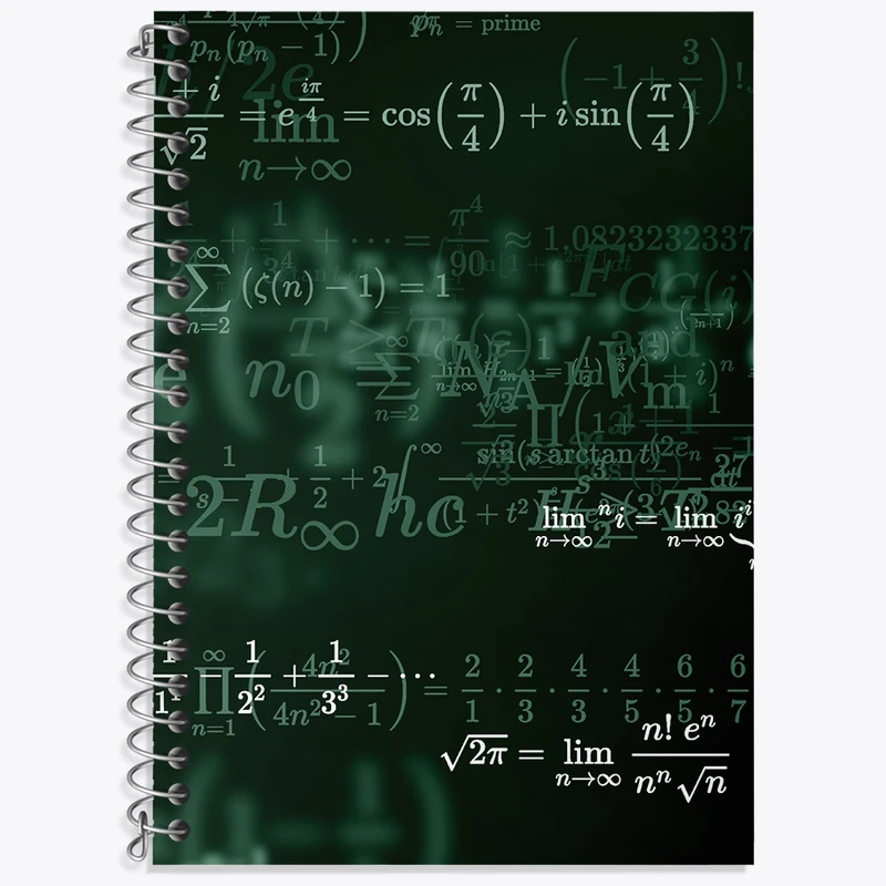 دفتر زبان 50 برگ خندالو مدل دو خط طرح ریاضی کد N515