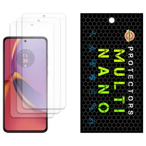 Anti-reflective Multi Nano Screen Protector Model X-S3M Suitable for Motorola Moto G84 Mobile Phone, Pack of Three