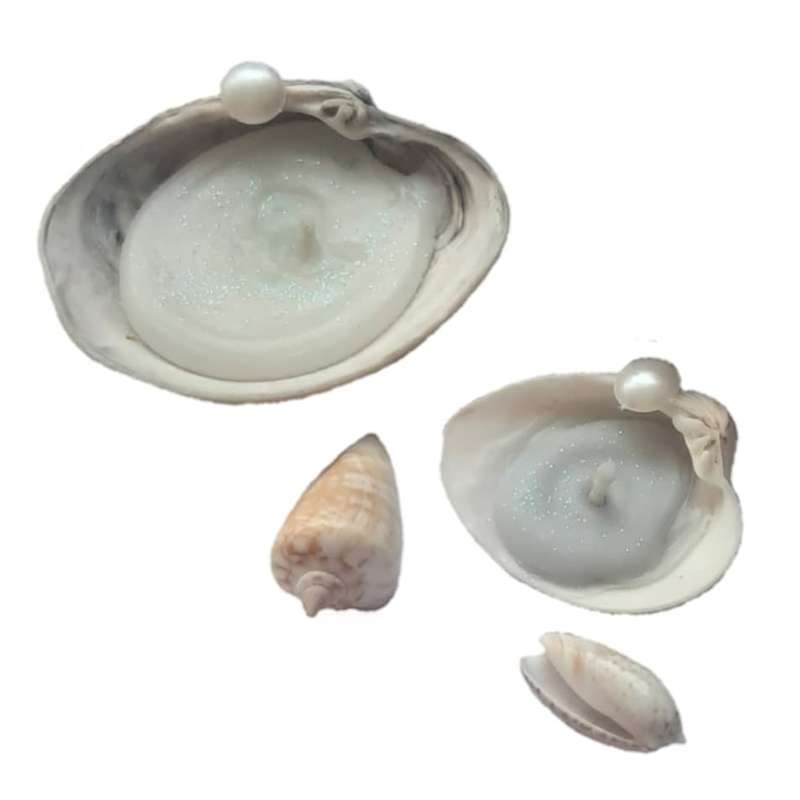 شمع مدل صدف کد 209 مجموعه 4 عددی