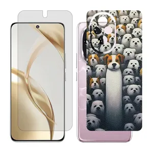 Glass Together model matte screen protector suitable for Honor 200 mobile phone with back cover sticker