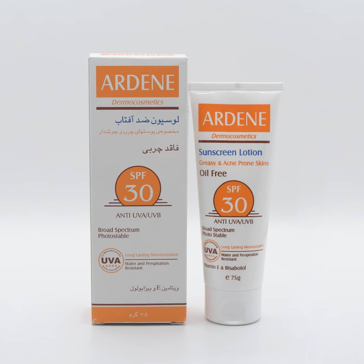لوسیون ضدآفتاب آردن مدل SPF30 مناسب پوست های چرب و مستعد آکنه وزن 75 گرم -  - 3