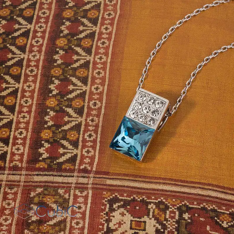 گردنبند زنانه کوبیک مدل QN-161178
