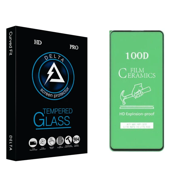 محافظ صفحه نمایش سرامیکی دلتا مدل Fit مناسب برای گوشی موبایل سامسونگ Galaxy S10 Lite