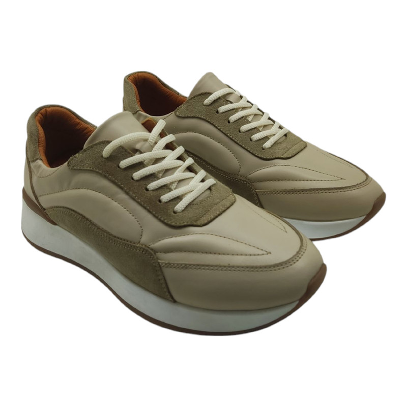 کفش روزمره زنانه چرم قائم مدل Z107