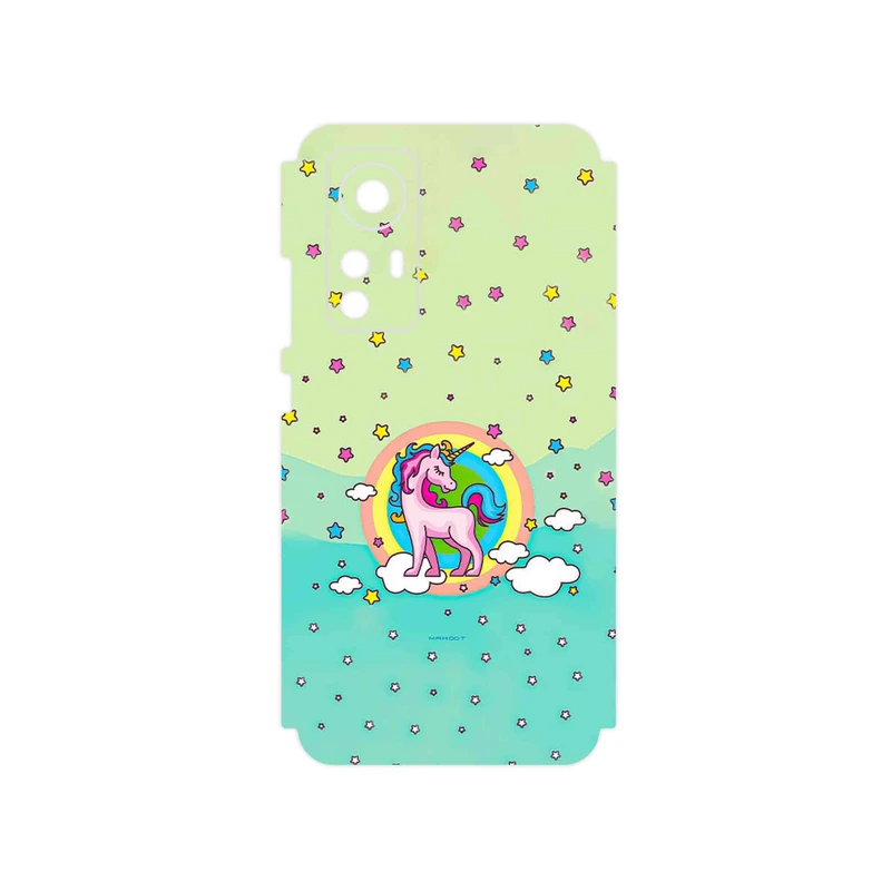 برچسب پوششی ماهوت مدل Rainbow unicorn adventure مناسب برای گوشی موبایل شیائومی 12X