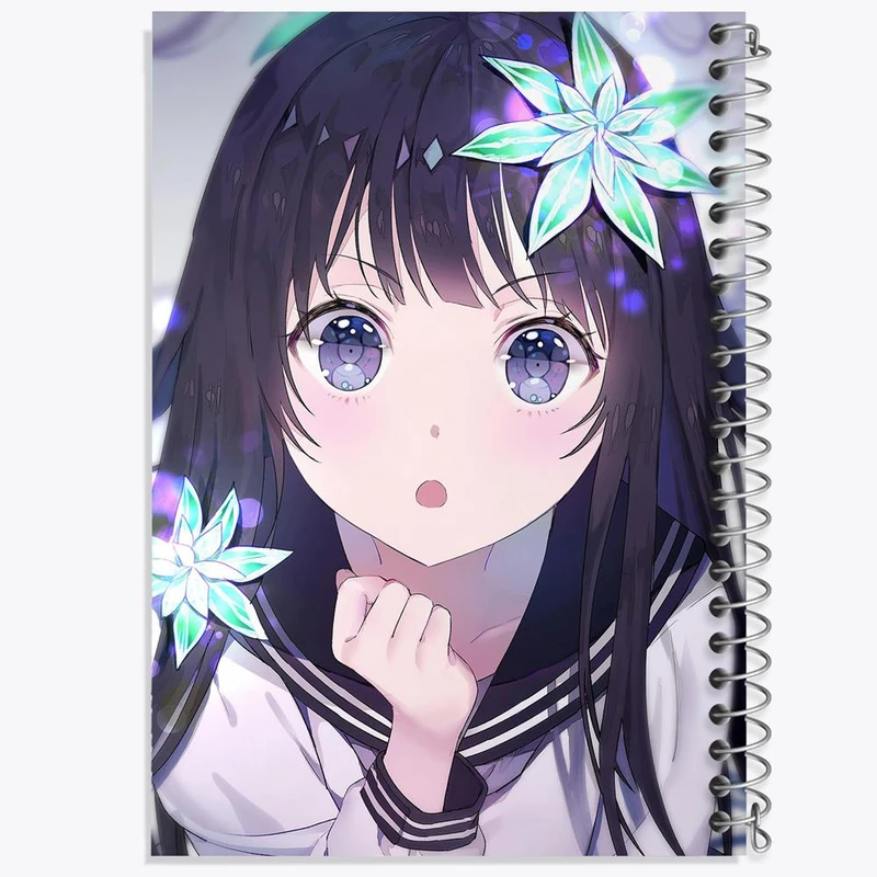 دفتر مشق 50 برگ خندالو مدل چیتاندا انیمه هیوکا Hyouka کد 17049