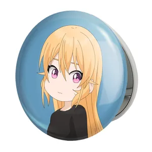 آینه جیبی خندالو طرح ارینا انیمه جنگ غذاها Food Wars مدل تاشو کد 16961 