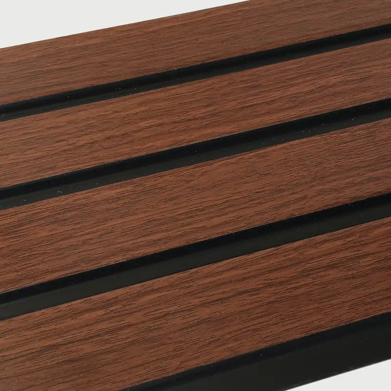 دیوار پوش مدل ترمووال پی وی سی طرح گردویی کد 03     بسته 6 عددی