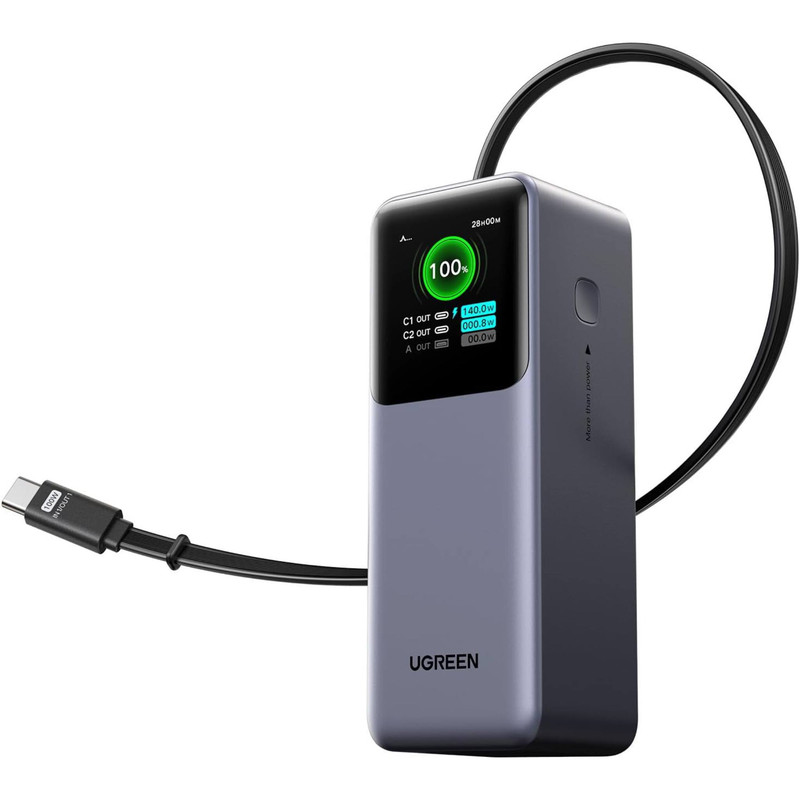 پاوربانک یوگرین مدل Nexode 165w ظرفیت 20000 میلی آمپر ساعت