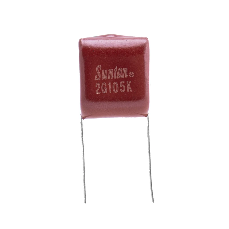 خازن پلی استر 1 میکرو فاراد مدل 2G 105K بسته 5 عددی