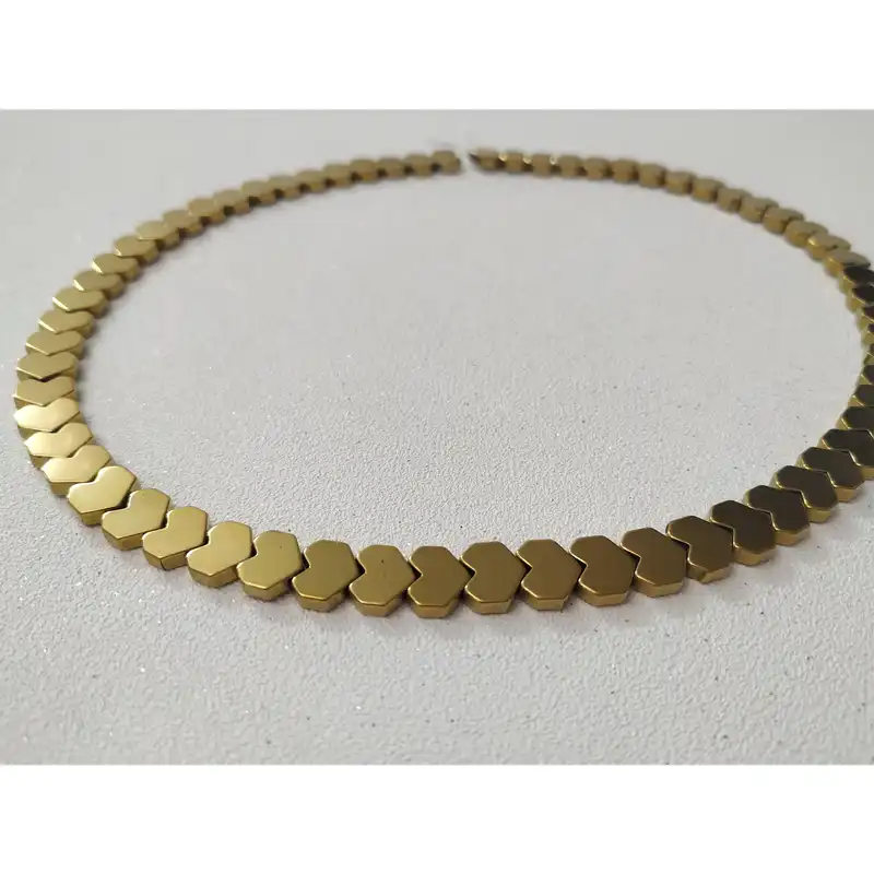 ریسه سنگ هماتیت طرح قلب کد HN1514 بسته 50 عددی