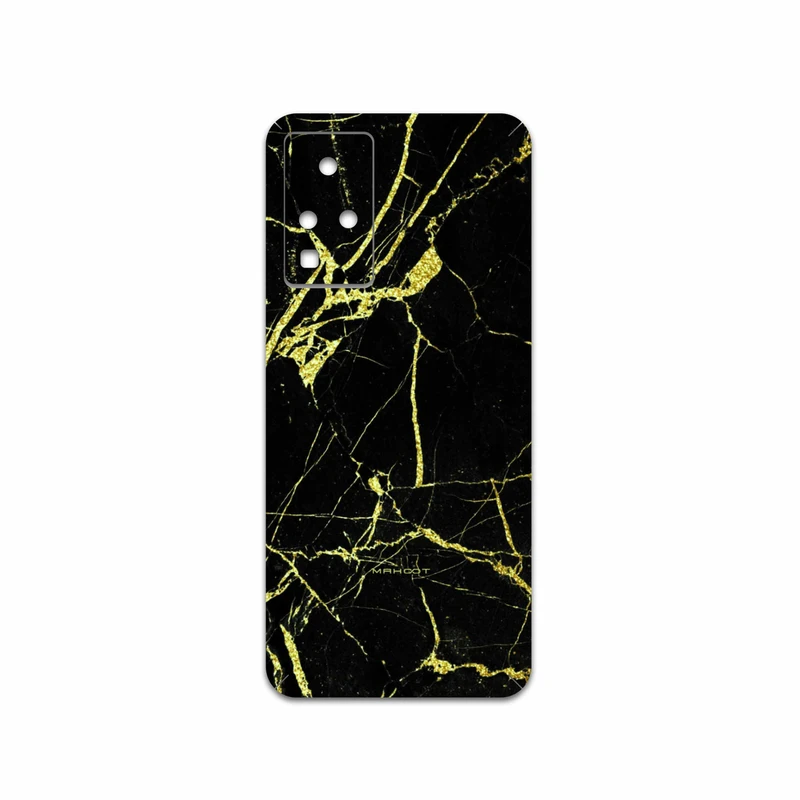 برچسب پوششی ماهوت مدل Graphite-Gold-Marble مناسب برای گوشی موبایل اینفینیکس Zero X