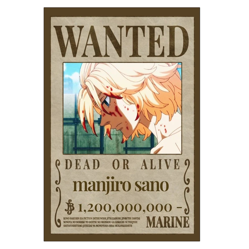 پوستر مدل تحت تعقیب توکیو ریونجرز Tokyo revengers طرح مایکی Mikey کد 410