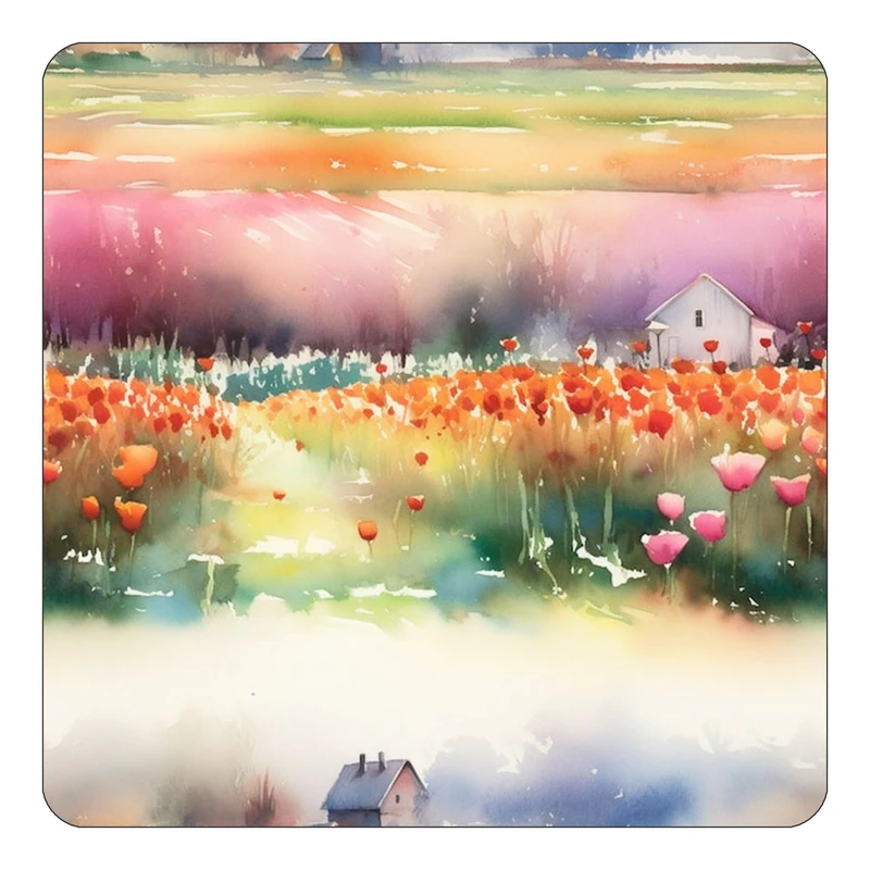 مگنت کاکتی طرح نقاشی رنگ روغن مدل mp73384