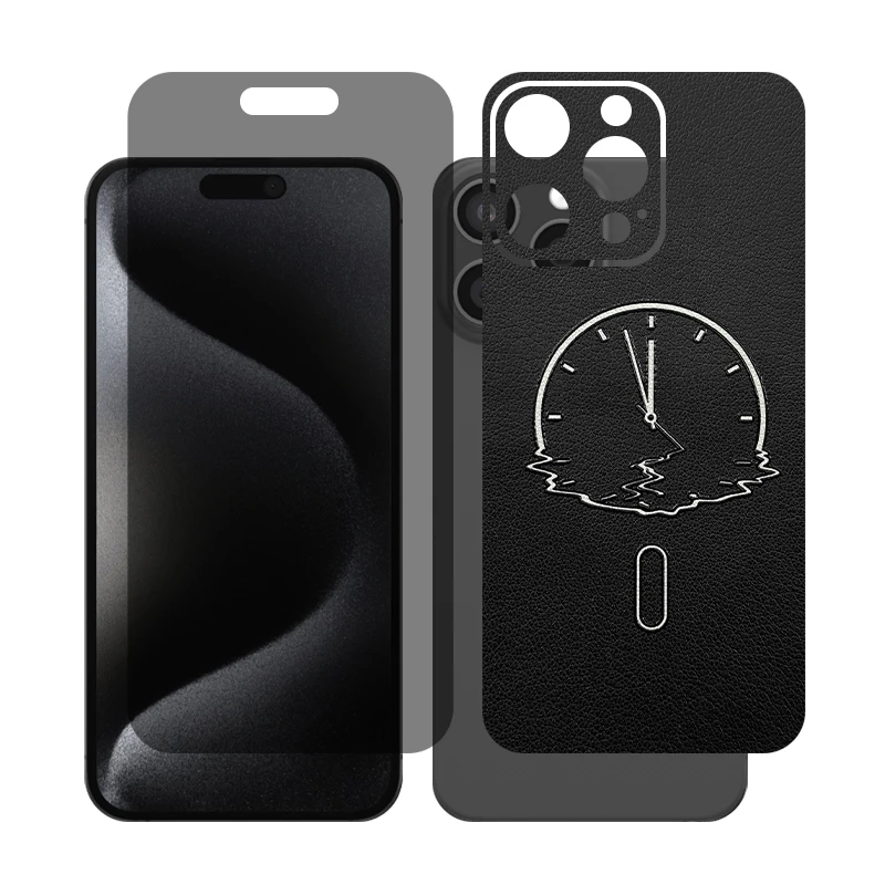 محافظ صفحه نمایش حریم شخصی گلس مدل Together مناسب برای گوشی موبایل اپل iPhone 16 Pro Max به همراه برچسب پوششی