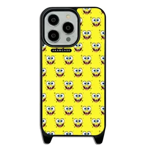 AKAM AMC-WLA13PRO-SPONGE BOB12 Cover For Apple iPhone 13 Pro