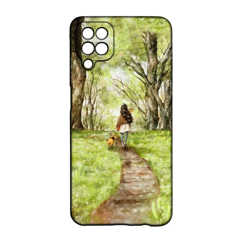 کاور طرح دخترانه کد 242 مناسب برای گوشی موبایل سامسونگ Galaxy A12 / M12 / F12