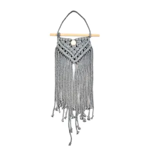 آویز بافتنی مدل مکرومه  MacHang380