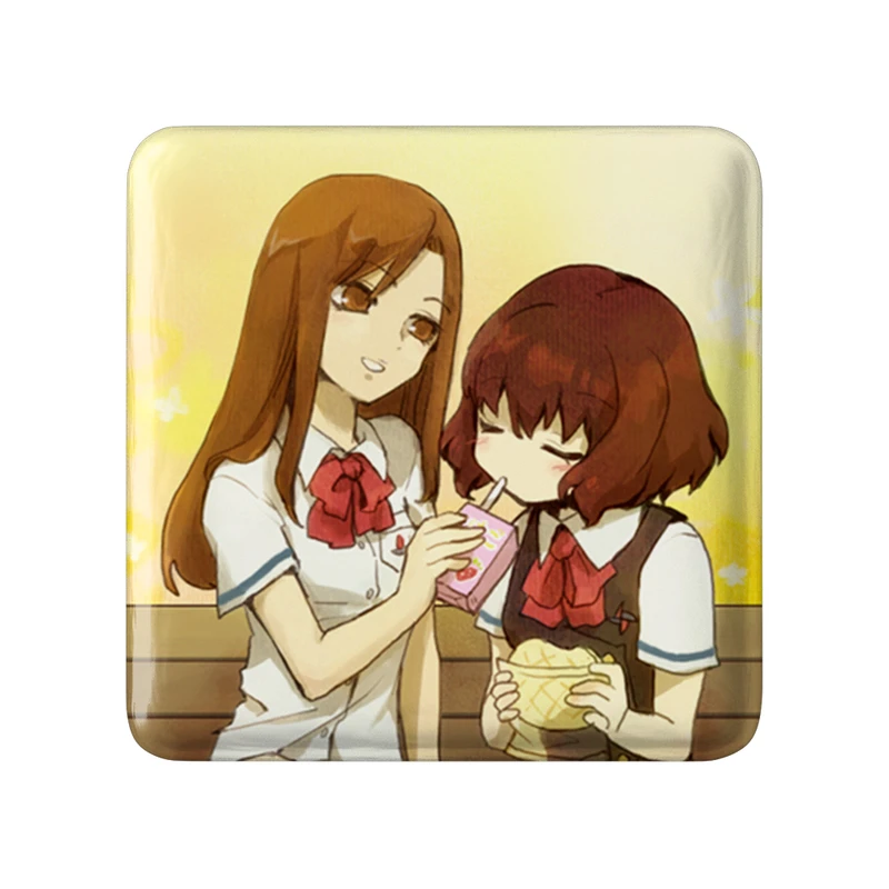 مگنت خندالو طرح کانکی و آکی انیمه دیگری مدل مربعی کد 32003