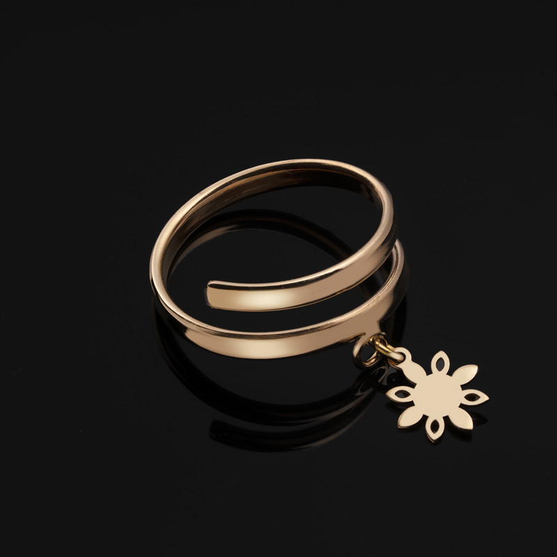 انگشتر طلا 18 عیار زنانه جواهری سون مدل 3248