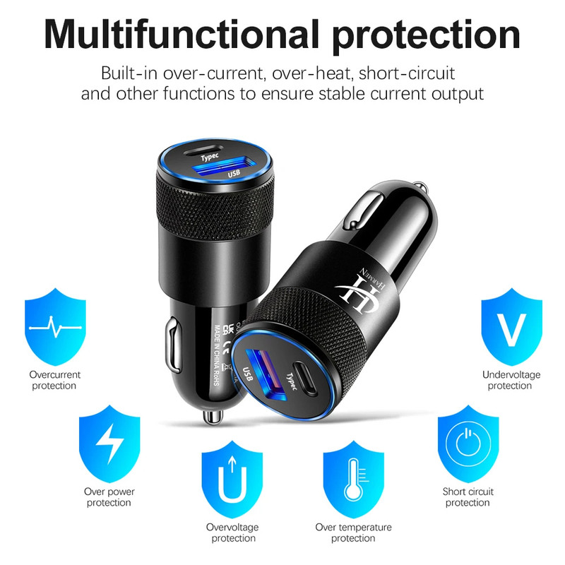 شارژر فندکی 35 وات هارمن مدل RX-722-PDQC3