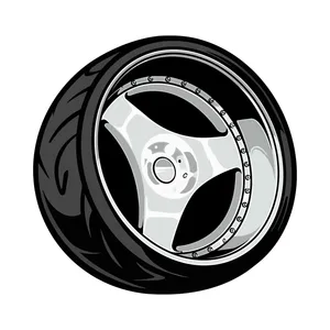 برچسب بدنه موتور سیکلت طرح رینگ کد 01