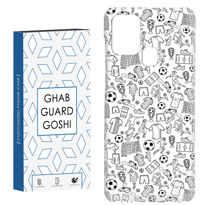 کاور قاب گارد گوشی طرح فوتبال کد Dimo-118 مناسب برای گوشی موبایل سامسونگ Galaxy A21s