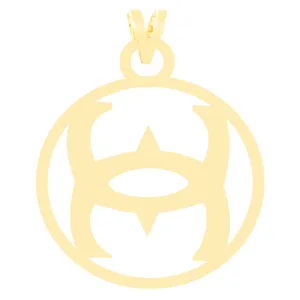 آویز گردنبند طلا 18 عیار زنانه الن نار مدل 3647