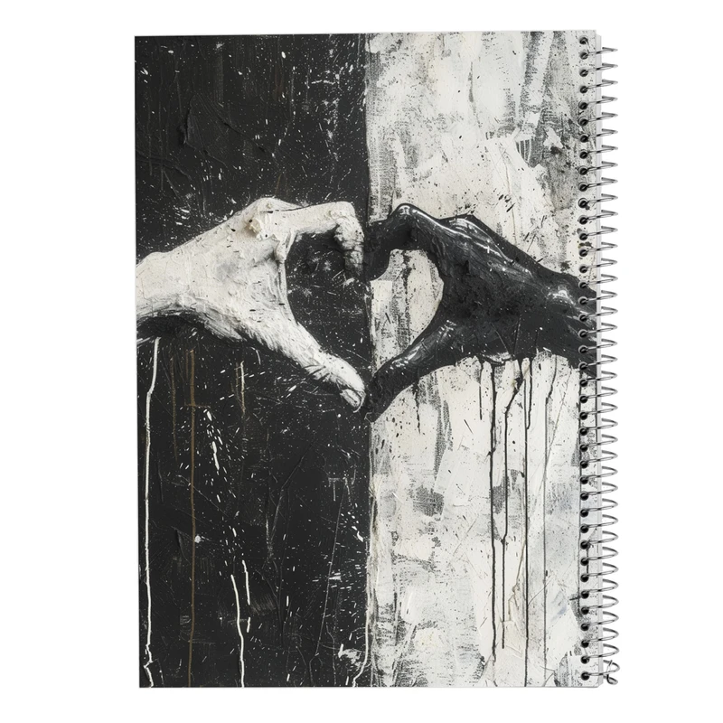 دفتر مشق 50 برگ مدوپد مدل عاشقانه love کد DF14302