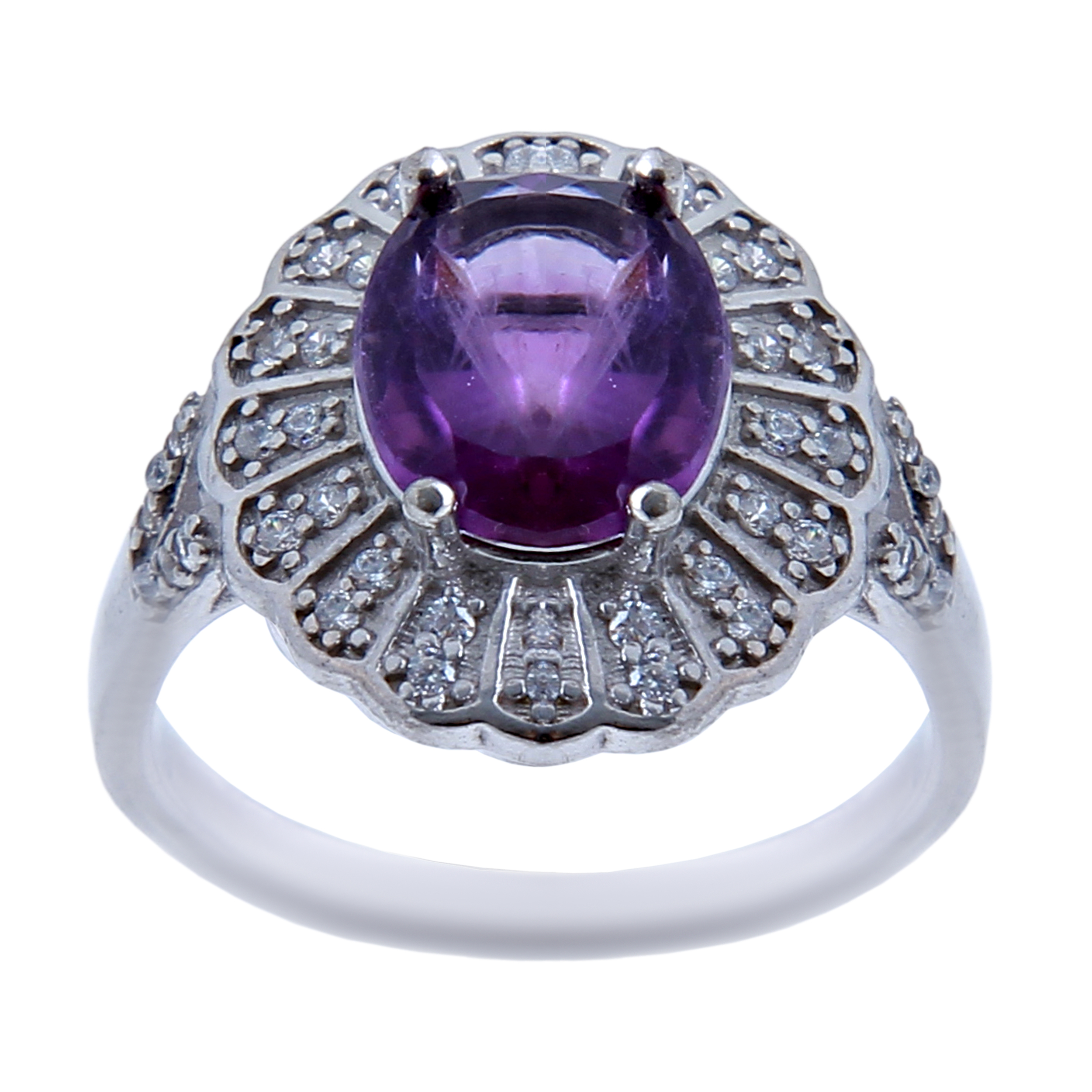    انگشتر نقره زنانه بازرگانی میلادی کد AWR-438