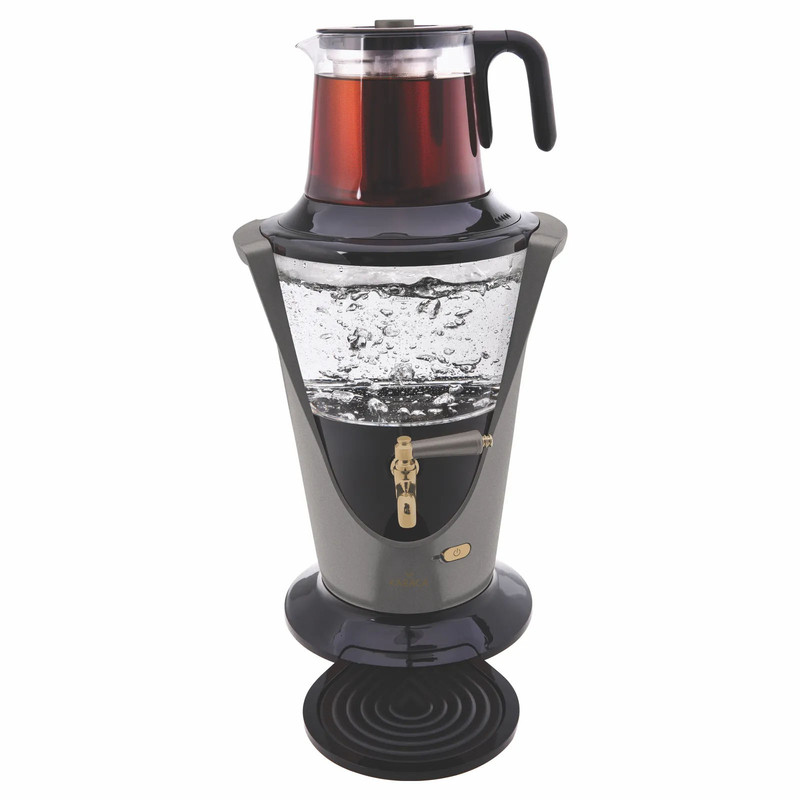 سماور برقی کاراجا مدل شیشه ای