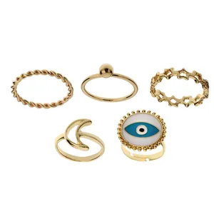 انگشتر زنانه کد YEG-1 مجموعه 5 عددی