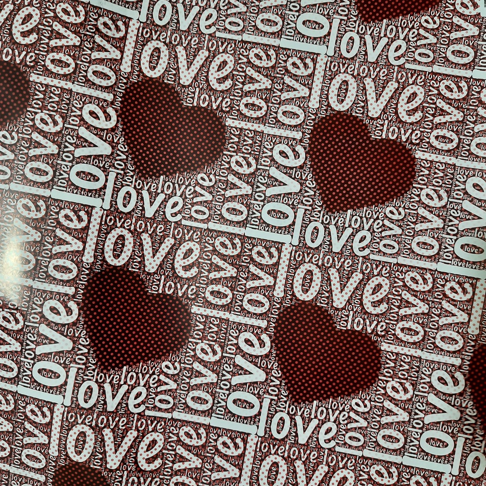 کاغذ کادو مدل LOVE کد 4128 بسته 3 عددی