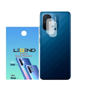 محافظ لنز دوربین لجند مدل نانوگلس مناسب برای گوشی موبایل شیائومی Redmi 12C بسته 2 عددی