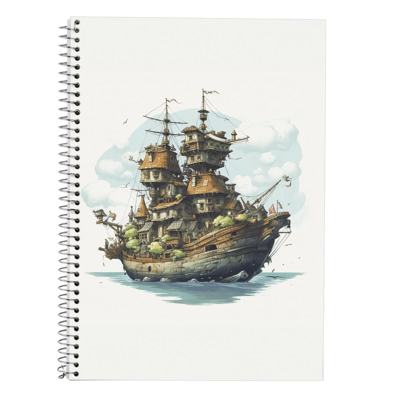 دفتر لغت 50 برگ مدوپد طرح Ghibli کد DF2531