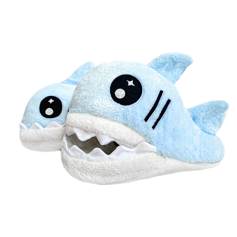 دمپایی حوله‌ای مدل اسلیپر طرح کوسه