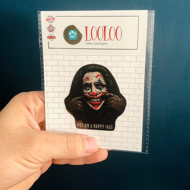 استیکر لپ تاپ لولو طرح جوکر کد A28 1