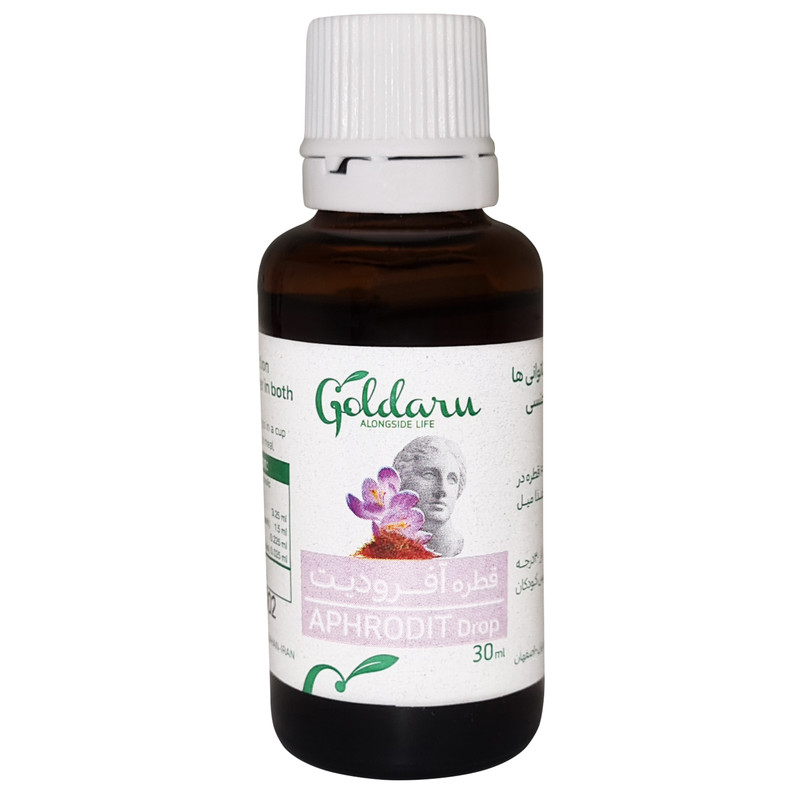 قطره گیاهی آفرودیت گل دارو حجم 30 میلی لیتر