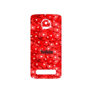 MAHOOT Youtube Cover Sticker for Motorola Moto Z Play