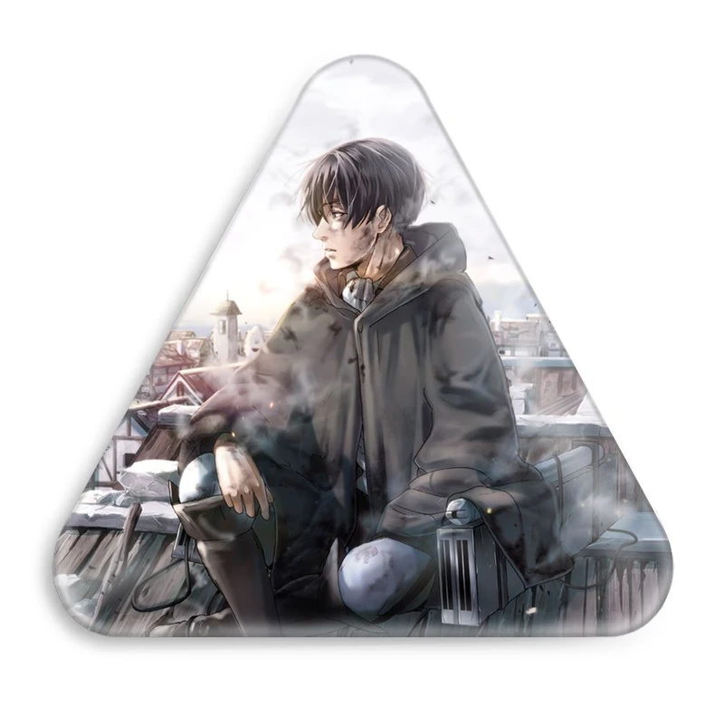 پیکسل خندالو طرح لیوای انیمه اتک آن تایتان Attack on Titan مدل مثلثی کد 18514