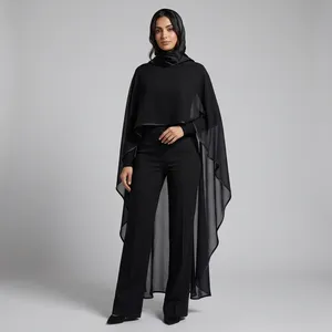 پانچو زنانه حریر مدل Lady